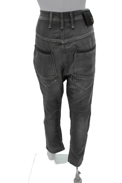 G Star Raw Mens Cargo Carpenter Pants Gray 100% Cotton High Rise Size 31