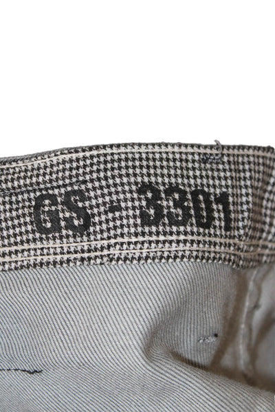 G Star Raw Mens Cargo Carpenter Pants Gray 100% Cotton High Rise Size 31