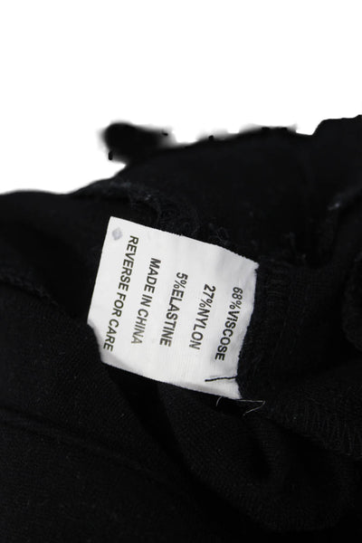 Parker Womens Ankle Jeggings Black Low Rise 25 Inseam Size S