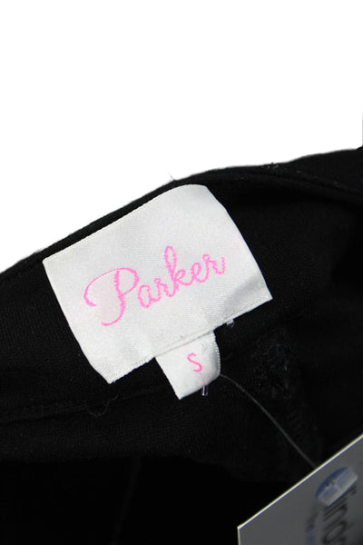 Parker Womens Ankle Jeggings Black Low Rise 25 Inseam Size S