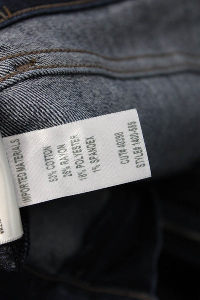 Citizens of Humanity Womens Skinny Cropped Maternity Jeans Dark Blue Size 26