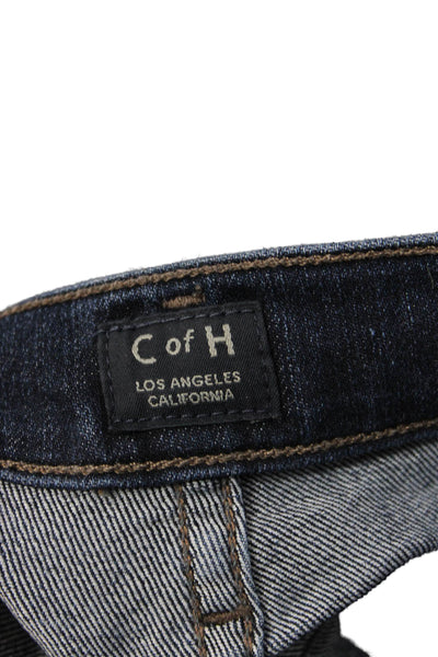 Citizens of Humanity Womens Skinny Cropped Maternity Jeans Dark Blue Size 26