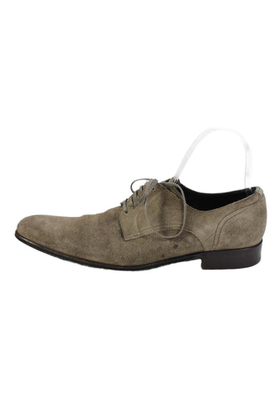 Dolce & Gabbana Mens Suede Lace Up Dress Shoe Oxfords Brown Size 7