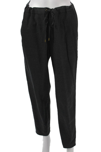 Eileen Fisher Women Jogger Sweatpants Black Drawstring 97% Nylon Size S