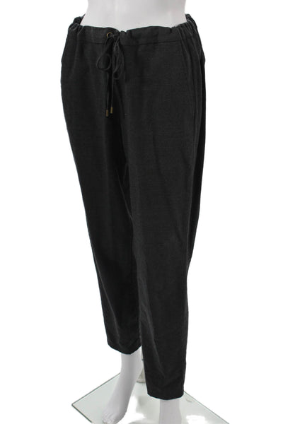 Eileen Fisher Women Jogger Sweatpants Black Drawstring 97% Nylon Size S