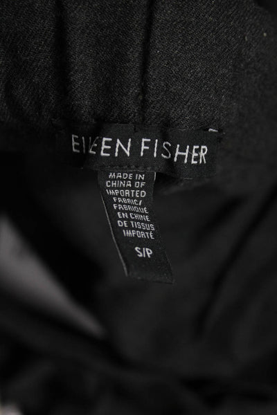 Eileen Fisher Women Jogger Sweatpants Black Drawstring 97% Nylon Size S