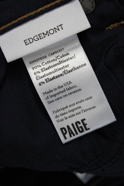 Paige Womens Skinny Ankle Dark Blue Jeans Size 26