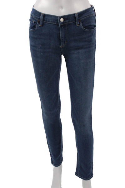 Citizens of Humanity Women Skinny Ankle Jeans Dark Blue High Rise Size 30