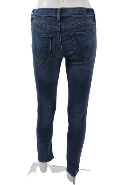 Citizens of Humanity Women Skinny Ankle Jeans Dark Blue High Rise Size 30