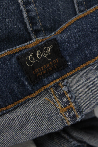 Citizens of Humanity Women Skinny Ankle Jeans Dark Blue High Rise Size 30