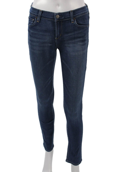 Citizens of Humanity Womens Skinny Ankle Jeans Dark Blue High Rise Size 29