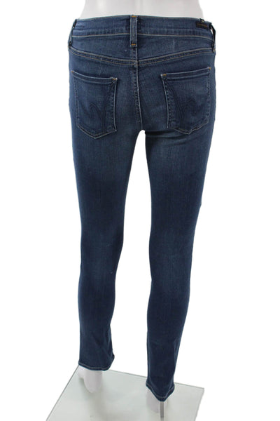 Citizens of Humanity Womens Skinny Ankle Jeans Dark Blue High Rise Size 29