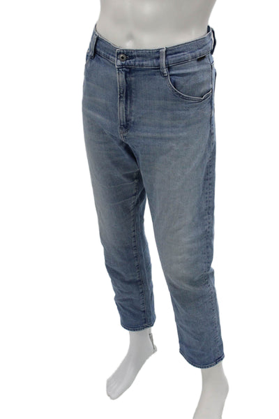 G Star Raw Women Cropped Light Blue Jeans Size 32
