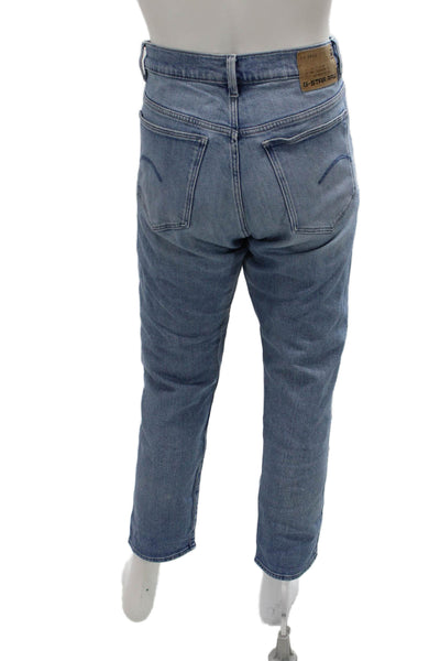 G Star Raw Women Cropped Light Blue Jeans Size 32