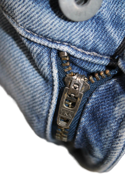 G Star Raw Women Cropped Light Blue Jeans Size 32