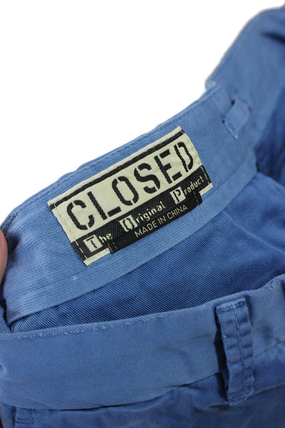 Closed Mens Blue Cotton Pants Size 31