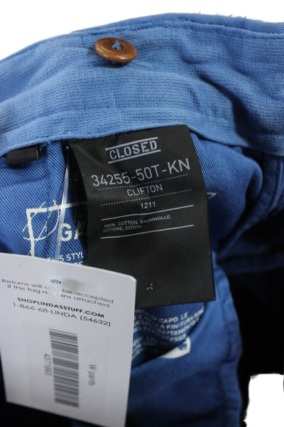 Closed Mens Blue Cotton Pants Size 31