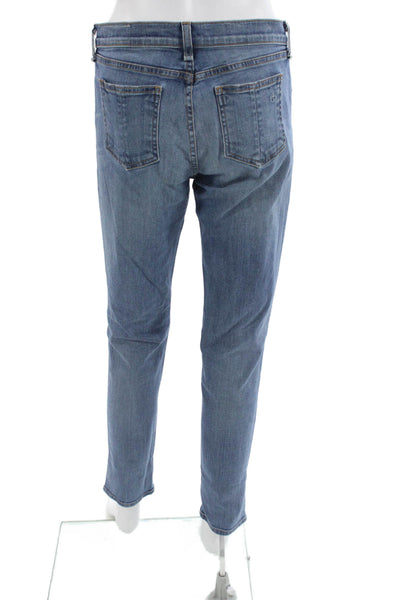 Rag & Bone Women Boyfriend Cropped Jeans Blue Mid-Rise Size 26