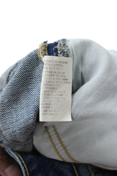 Hudson Womens Bootcut Flared Jeans Blue Mid Rise Size 32