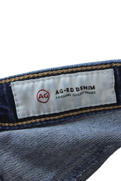 AG Womens Skinny Straight Dark Blue Jeans Size 30