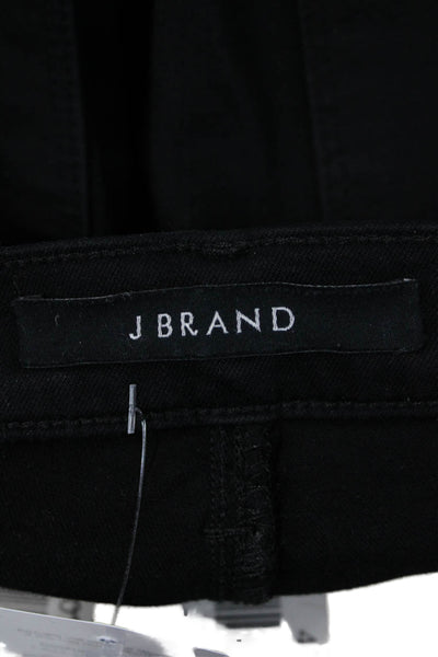 J Brand Women Cropped Black Mid Rise Jeans Size 29