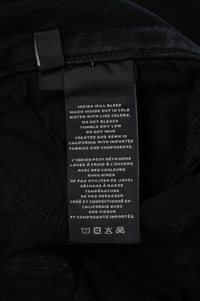 J Brand Women Cropped Black Mid Rise Jeans Size 29
