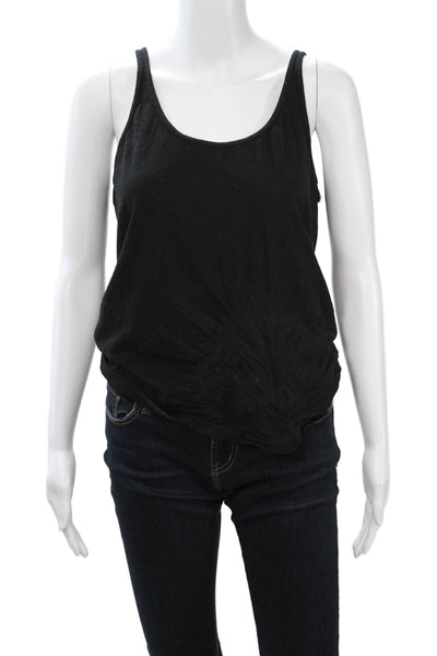 Samsoe & Samsoe Women Black Cotton Basic Camisole Round Neck Sleeveless Size M