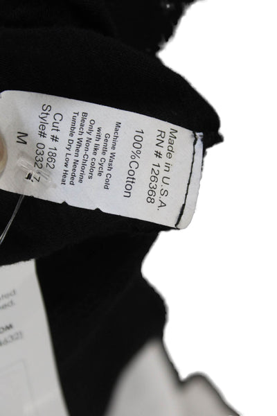 Wilt Womens Cardigan Black V-Neck Button 100% Cotton Long Sleeve Size M