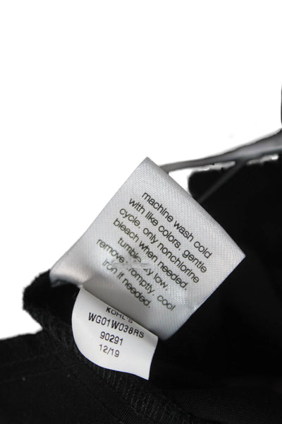 Elizabeth & James Women Paperbag Dress Pants Black Buckle Size 8