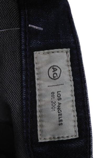 AG Adriano Goldschmied Womens Bootcut Flared Jeans Dark Blue Size 24