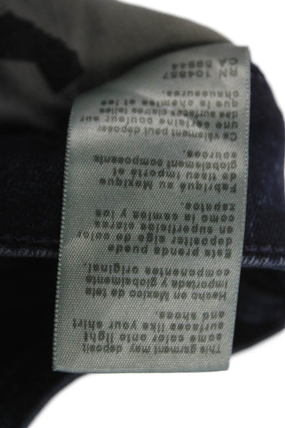 AG Adriano Goldschmied Womens Bootcut Flared Jeans Dark Blue Size 24
