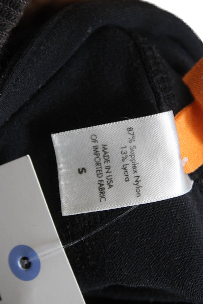 Lucy Womens Cropped Capri Pants Black Size S