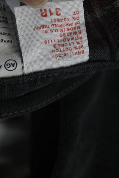 AG Womens Black Cropped Pants Size 31