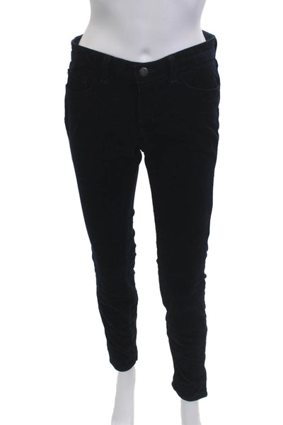 J Brand Womens Dark Blue Cotton Spandex Jegging Pants Button Size 28