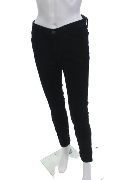 J Brand Womens Dark Blue Cotton Spandex Jegging Pants Button Size 28
