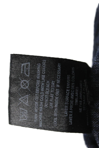 Karl Lagerfeld Mens Pullover Sweater Dark Blue Long Sleeve Crew Neck Size M