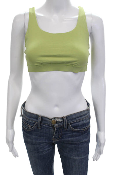 Lululemon Womens Strappy Back Sports Bra Green Size 8