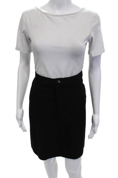 Ralph Ralph Lauren Womens Straight Pencil Skirt Black Polyester Size 6