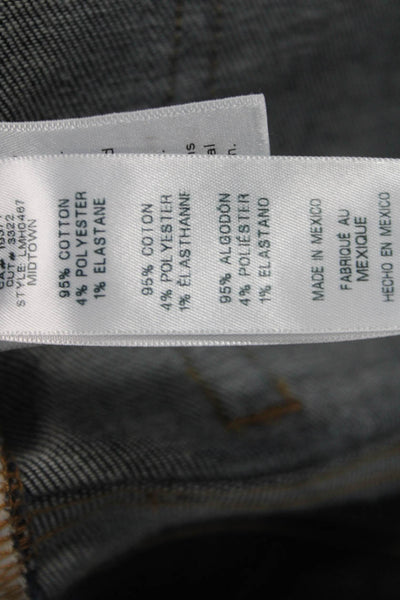 Frame Mens Straight Jeans Dark Blue Button 95% Cotton Inseam 30 Size 38