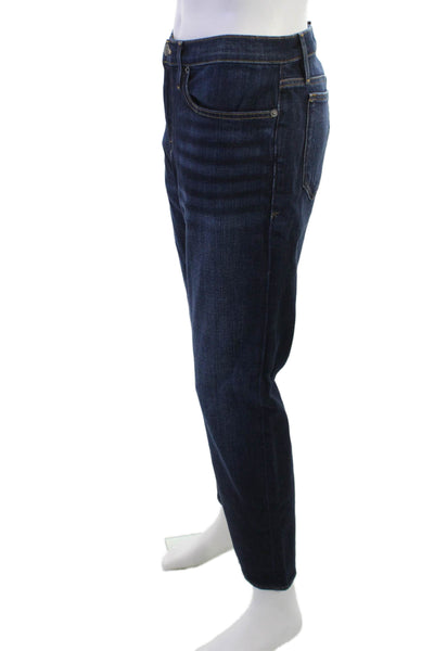 Frame Mens Straight Jeans Dark Blue Size 38