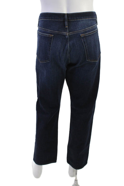 Frame Mens Straight Jeans Dark Blue Size 38