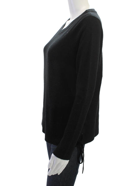 Dtlm Repeat Women Pullover Sweater Black Wool Cashmere Size XS
