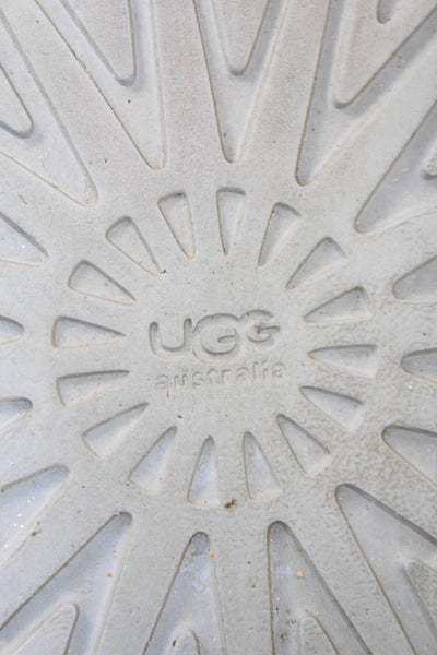 Ugg Womens Jeweled Bailey Button Ankle Boots Silver Size 8