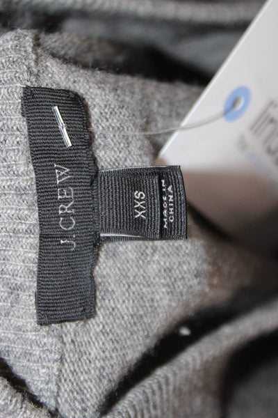 J Crew Women Pullover Crewneck Gray Wool Blend Size XS