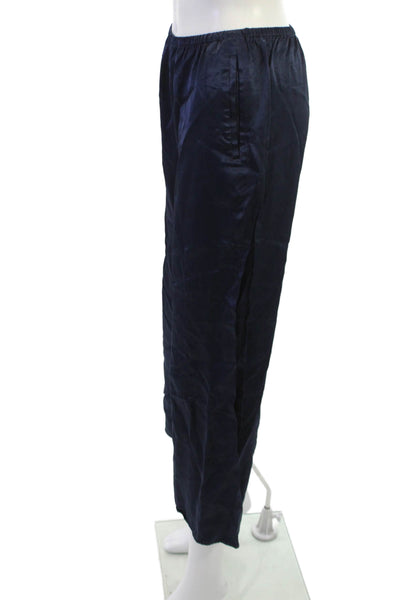 J Crew Women Cropped Pants Dark Blue Size PM