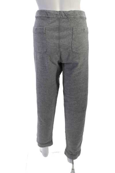 J Crew Mens Jogger Sweatpants Gray Drawstring Cotton Size L