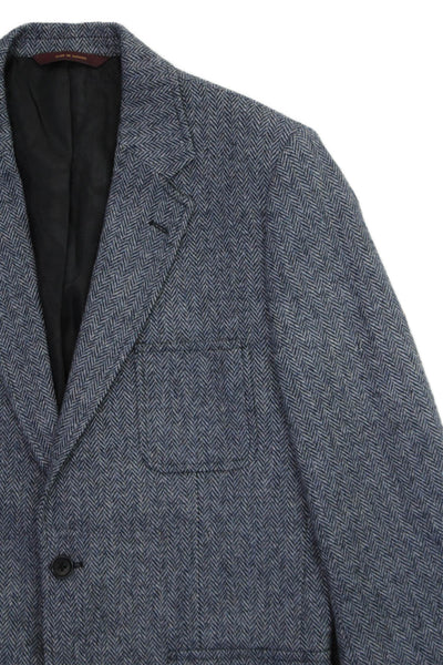Brooks Brothers Boys Long Sleeves Lined Two Button Herringbone Jacket Size 18