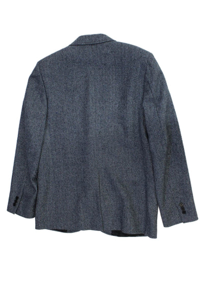 Brooks Brothers Boys Long Sleeves Lined Two Button Herringbone Jacket Size 18