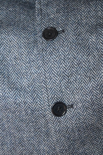 Brooks Brothers Boys Long Sleeves Lined Two Button Herringbone Jacket Size 18