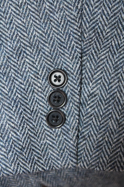 Brooks Brothers Boys Long Sleeves Lined Two Button Herringbone Jacket Size 18